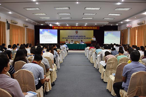 Tập huấn chuyên sâu Luật Ban hành VBQPPL